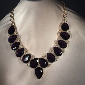 Amethyst & .925 Silver necklace.